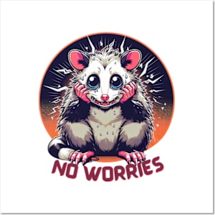 No Worries Possum Posters and Art